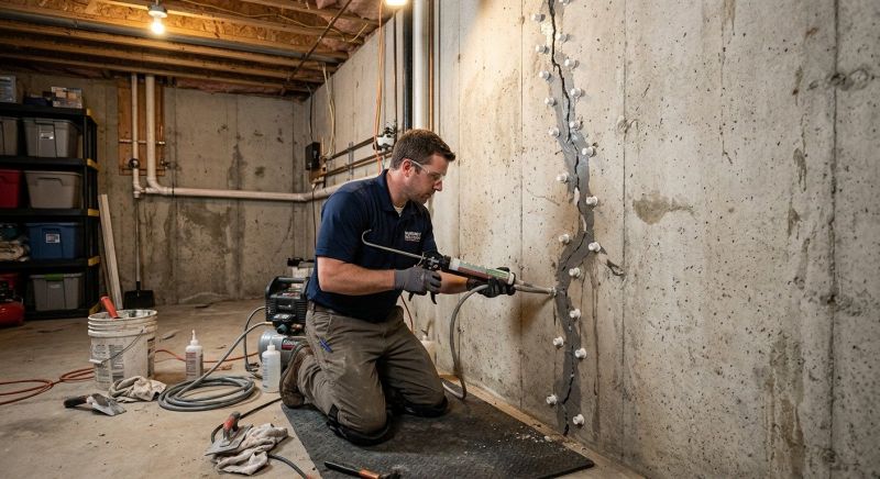 Basement Crack Repair in Lockhart, TX