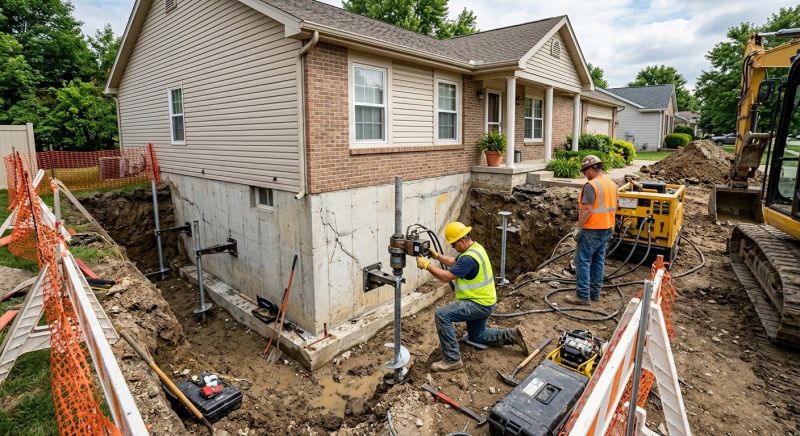 Building Foundation Repair in Lockhart, TX
