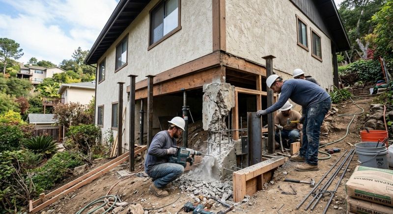Concrete Foundation Repair in Luling, TX