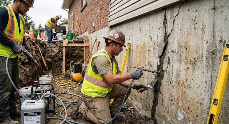 Cracked Foundation Repair in Del Valle, TX