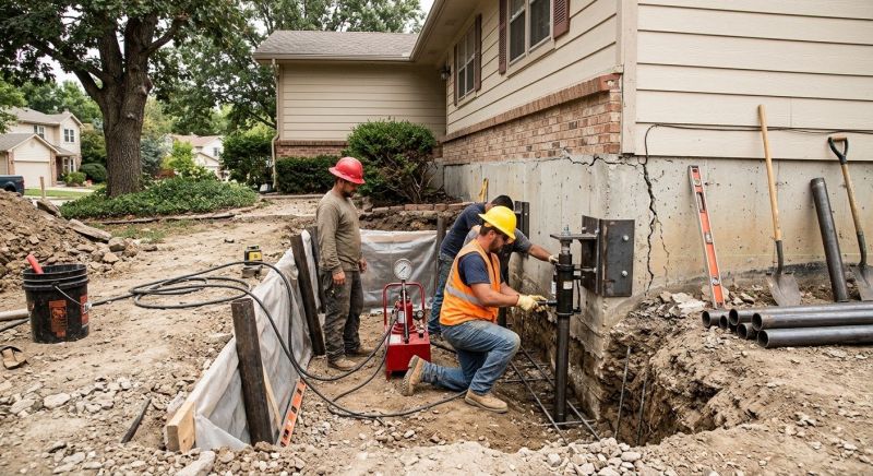 Cracked Foundation Repair in Lockhart, TX