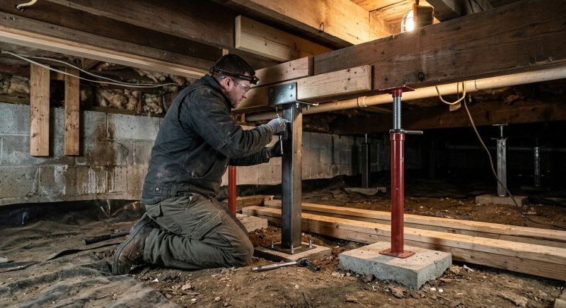 Crawlspace Structural Repair in Lockhart, TX