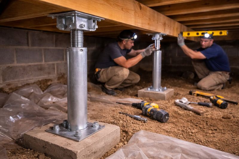 Crawlspace Structural Repair in Lockhart, TX