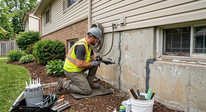 Foundation Crack Sealing in Lockhart, TX