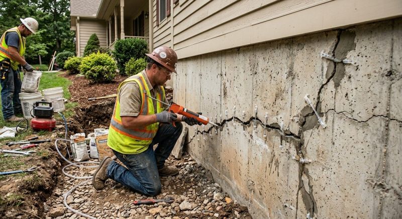 Foundation Crack Sealing in Lockhart, TX