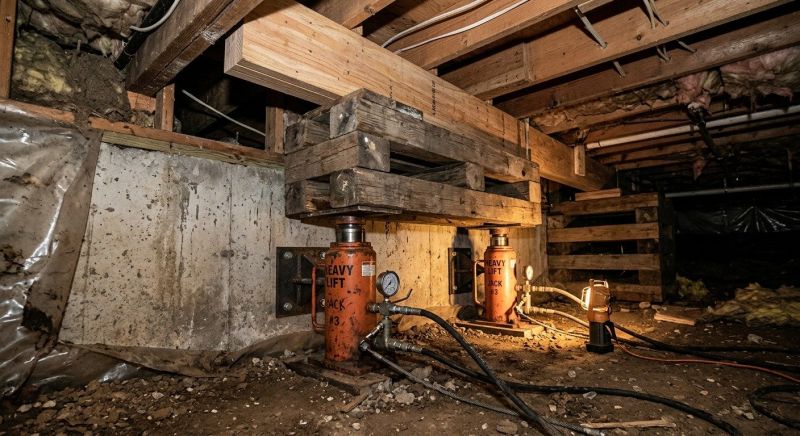 Foundation Jacking in Cedar Creek, TX