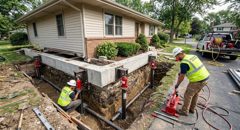 Foundation Jacking in Cedar Creek, TX