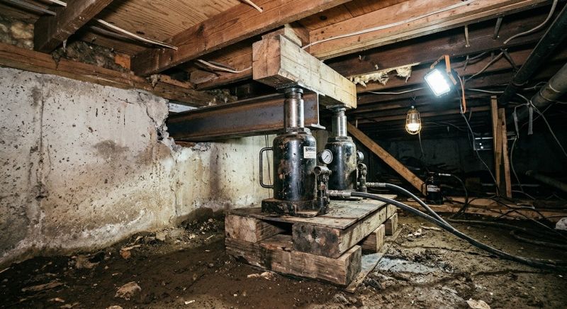 Foundation Jacking in Del Valle, TX