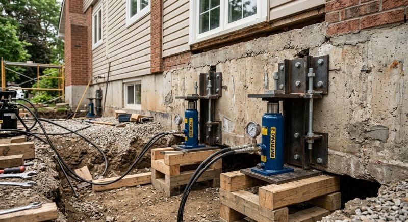 Foundation Jacking in Lockhart, TX