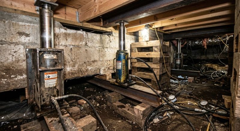 Foundation Jacking in Lockhart, TX
