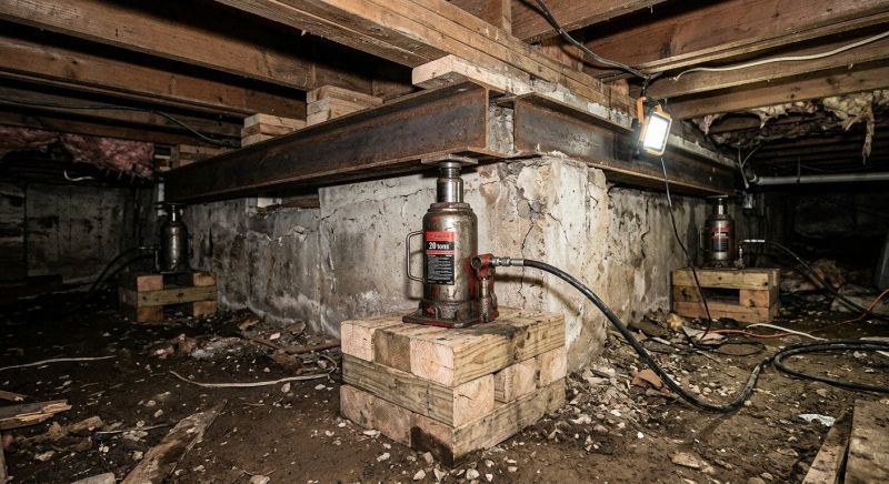 Foundation Jacking in Lockhart, TX