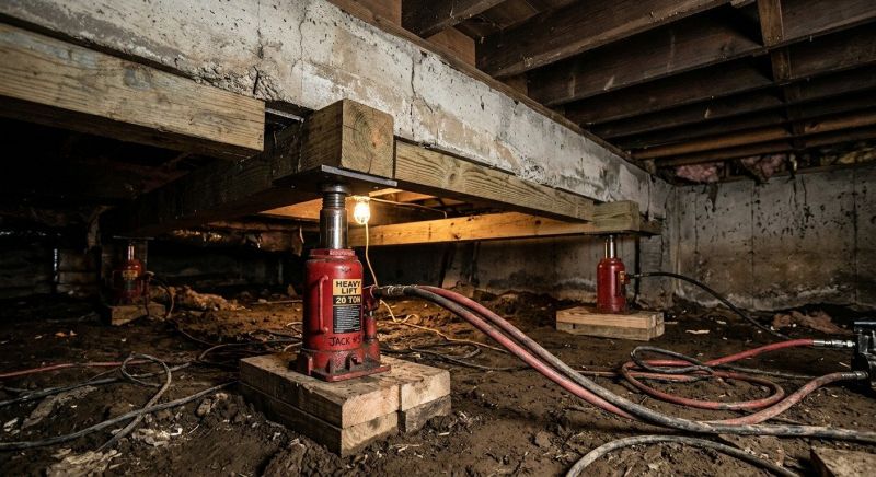 Foundation Jacking in Manchaca, TX