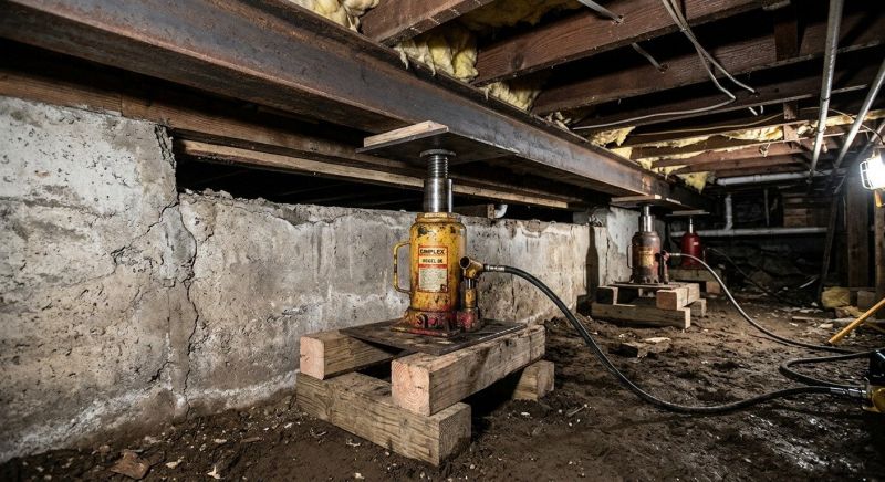 Foundation Jacking in San Marcos, TX