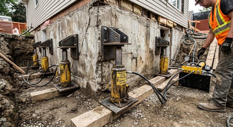 Foundation Jacking in San Marcos, TX
