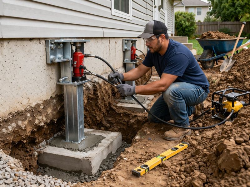 Foundation Pier Repair in Lockhart, TX