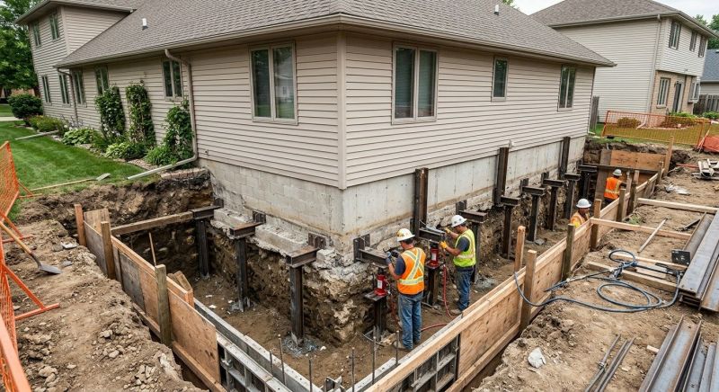 Foundation Underpinning in Lockhart, TX