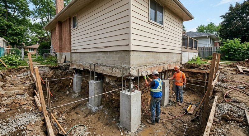 Foundation Underpinning in Lockhart, TX