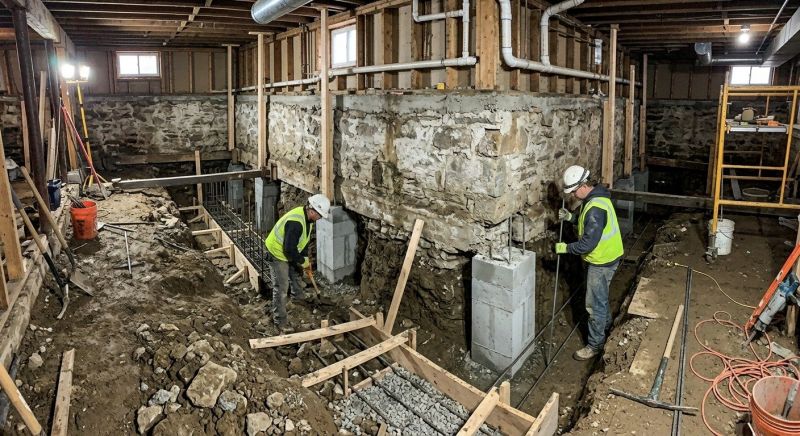 Foundation Underpinning in Lockhart, TX