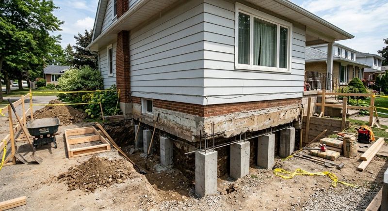 Foundation Underpinning in Lockhart, TX