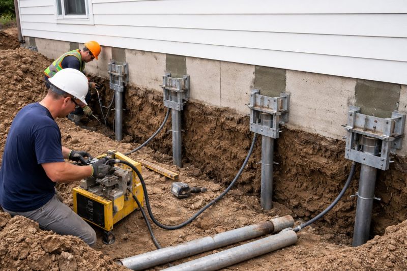 Helical Piers Installation in Lockhart, TX