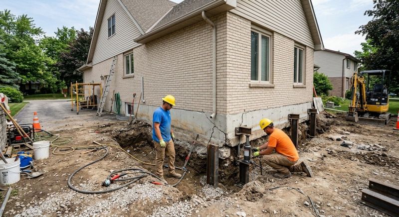 Helical Piers Installation in Lockhart, TX