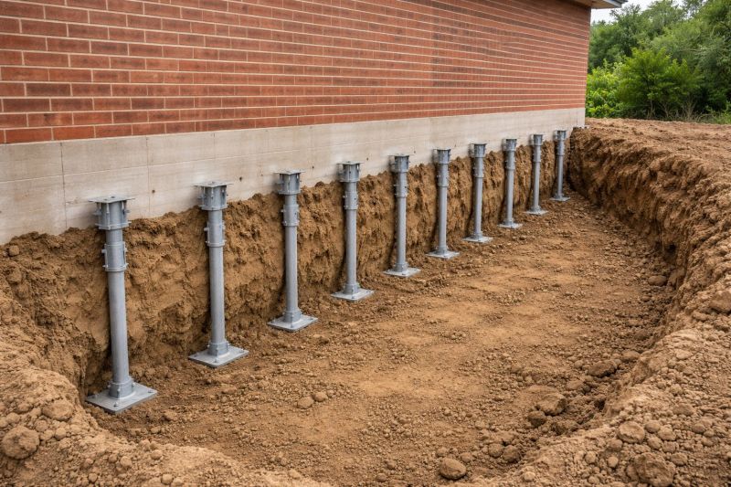 Helical Pile Installation in Lockhart, TX