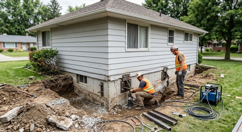 House Foundation Repair in Lockhart, TX