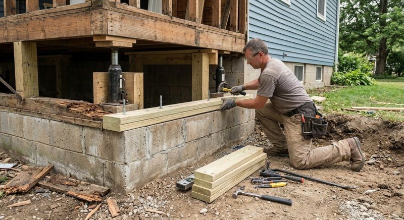 House Foundation Repair in Luling, TX