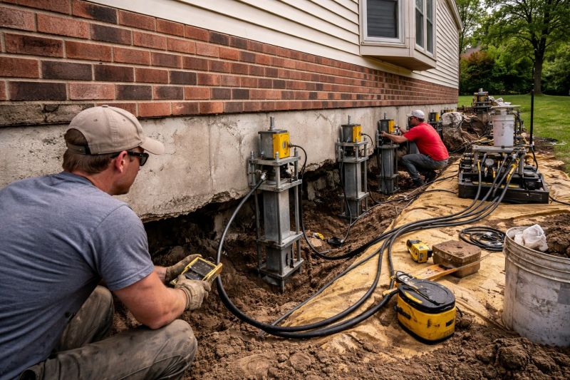 Settling Foundation Service in Cedar Creek, TX