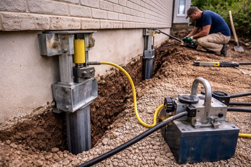 Sinking Foundation Repair in Buda, TX