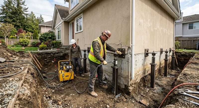 Sinking Foundation Repair in Del Valle, TX