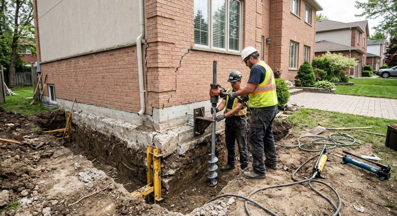 Sinking Foundation Repair in Luling, TX
