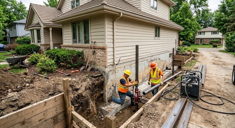 Slab Foundation Repair in Lockhart, TX