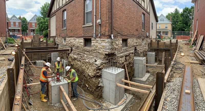Structural Underpinning in Lockhart, TX